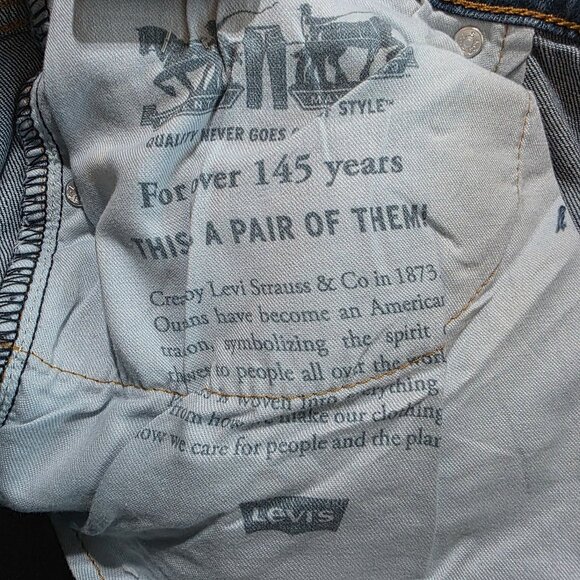 Levi's Men's 505 Jean Regular Fit Straight Leg Stretch Sizes 38x32, 40x30, 42x32 - Picture 8 of 12